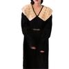 Retro gentle knitted dress for women's autumn and winter new loose and lazy style medium and long inner sweater skirt