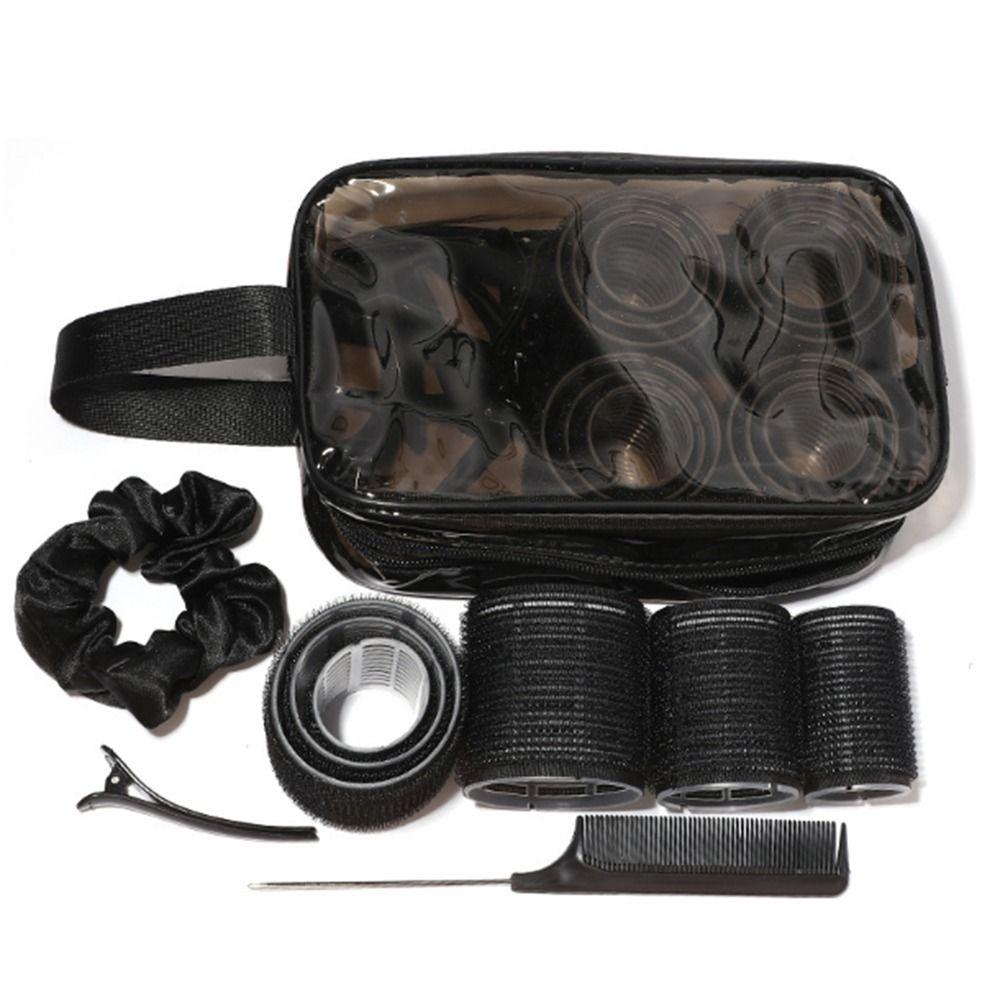 35Pcs Black Curly Hair Roller DIY Hair Curlers for Women  Hair Styling Tool