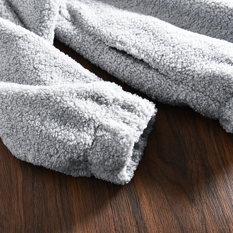 Men's Winter Thickened Lambswool Jacket - Outdoor Mountain Style, Warm, Loose, Casual, Stand Collar, Trendy. Highly Recommended!