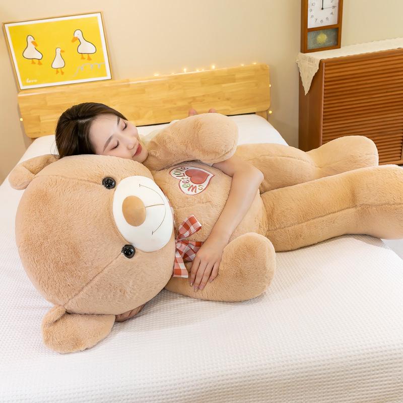 Sweet Ribbon Teddy Bear Plush Doll - Perfect Birthday Gift for Girls