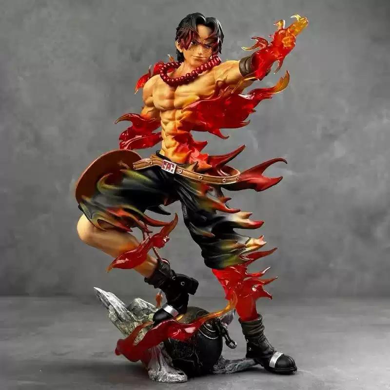 One Piece Figure Ace Figures Portgas·D· Ace Action Statue Pvc Gk Model Collection Doll Desktop Decoration Toys Birthday Gift