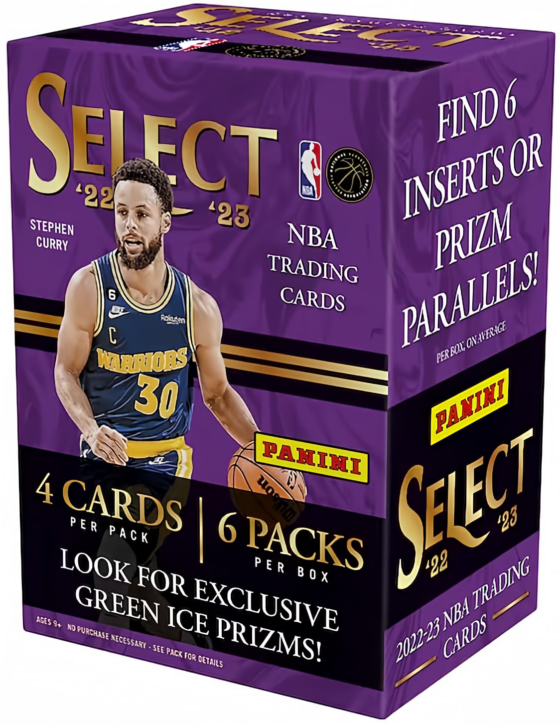 Panini 2022-2023 PANINI Select Баскетбол Green Ice Prism Бластер Бокс