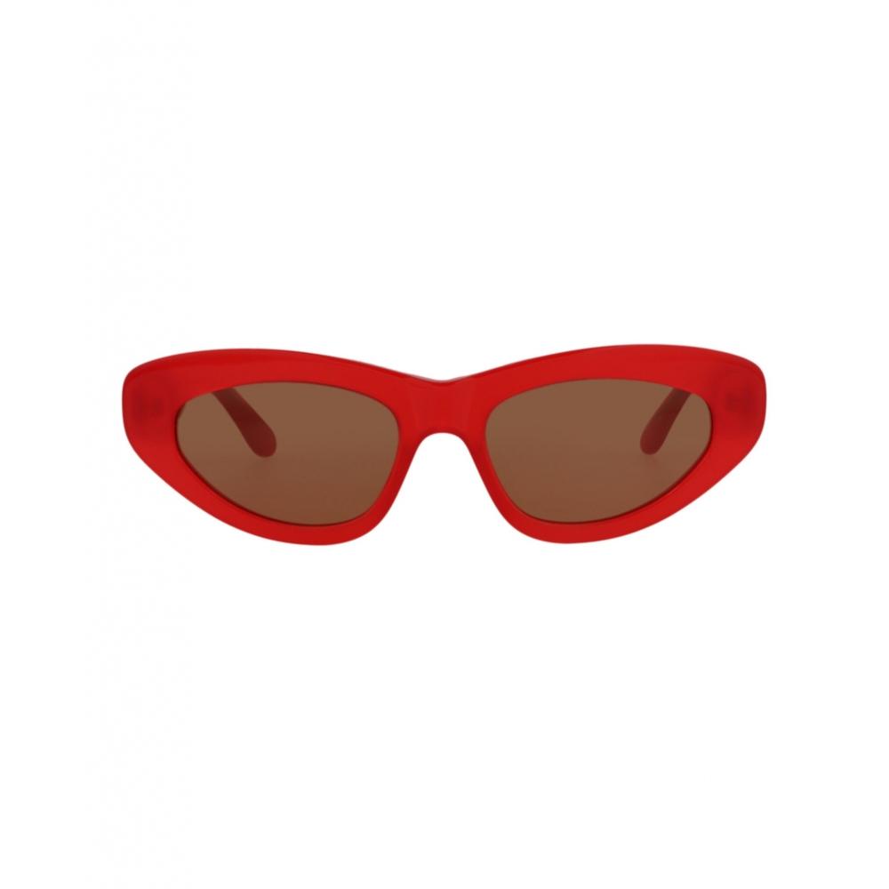 

Alaia Cat Eye Frame Acetate Sunglasses Red Red Brown One Size