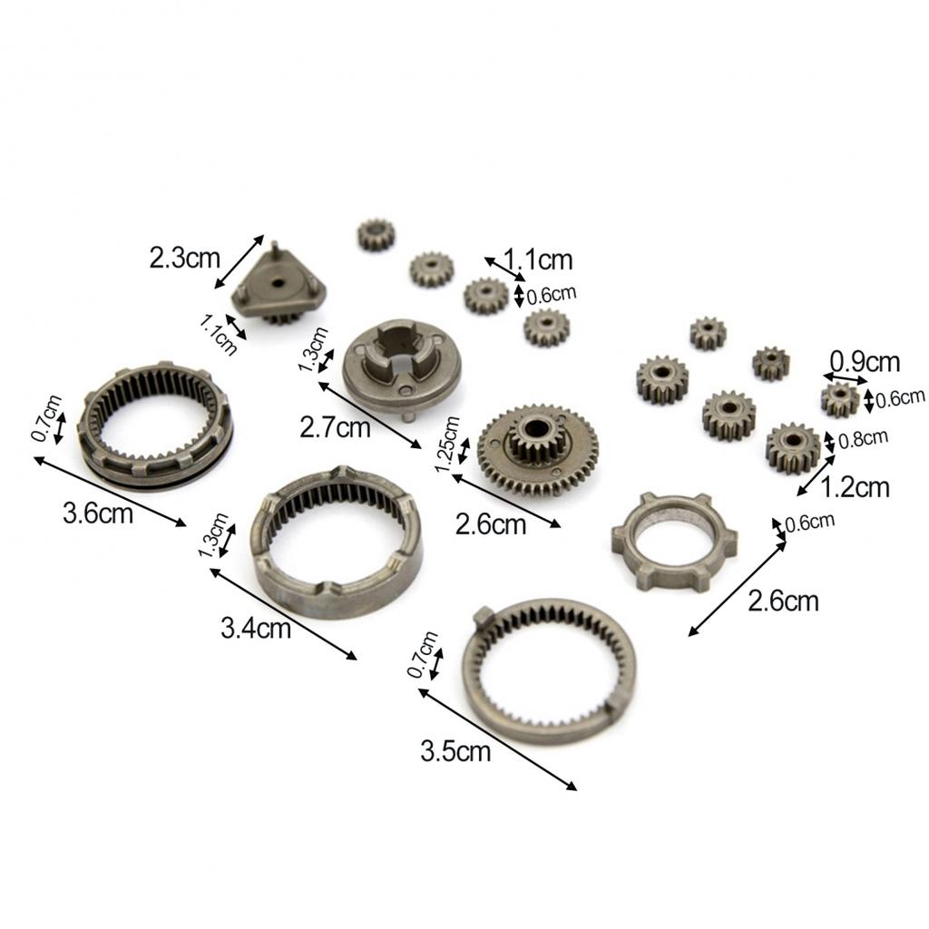 Gear Set for Brushless Lithium Electric Drill 17pcs Selflocking High Efficiency