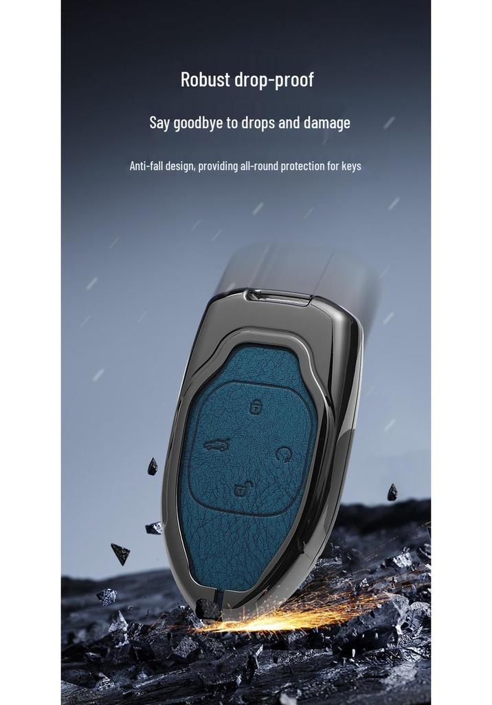 Compatible Key Case for GAC Trumpchi GS8, M8, Master, Shadow Leopard, GS4, Shadow Speed, GS3, Shadow Cool - J16 Shell Buckle