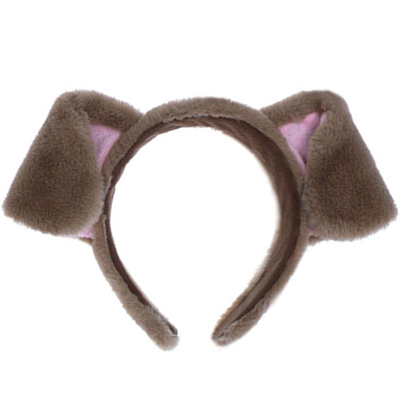 Cute Simulation Plush Animal Ear Headband Dog Ears Hair Hoop Furry Animal Ears Headwear for Birthday Party верблюд