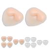 3 Pair Sticky Bra Pads Strong Adhesive Water Proof Strapless Silicone Bra Pads Inserts for Swimwear 