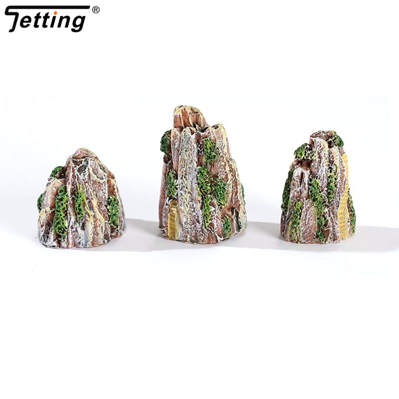 Simulation Mountain Miniature Fake Stone Artificial Hill Bonsai Ornaments Fairy Garden Accessories Home Decoration DIY Supplies