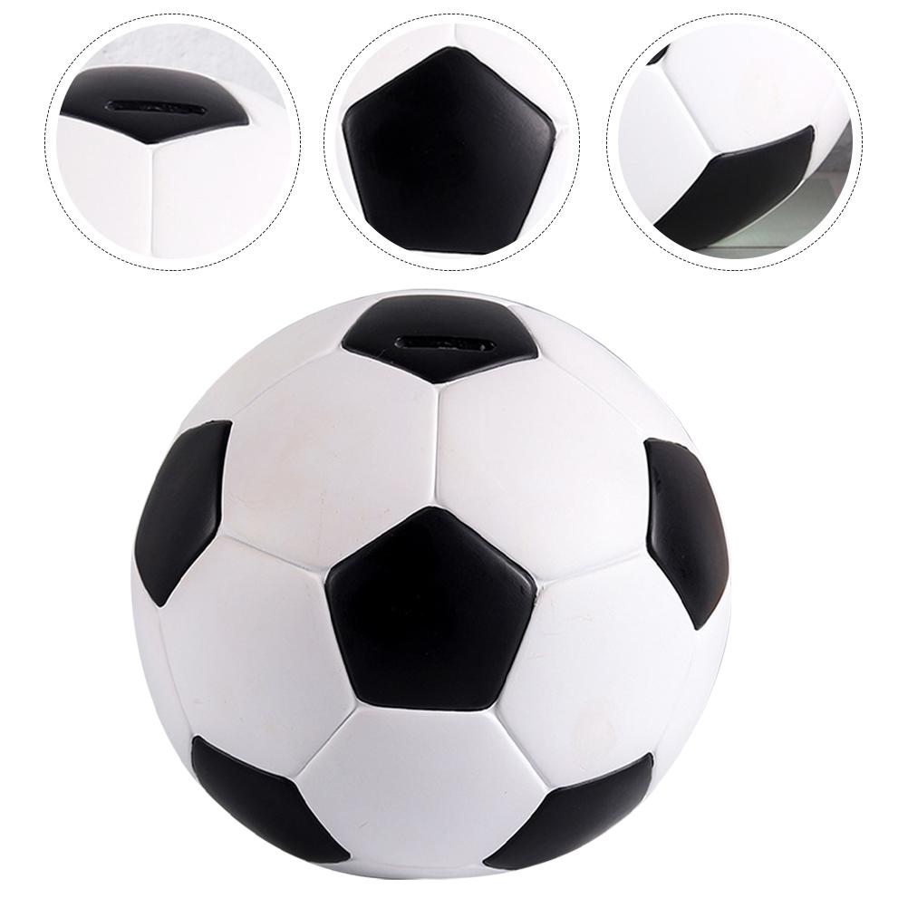 

Football Piggy Bank Saving for Boys Money Desk Decoration Big Kids Adults Coin Mini