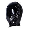 Elastic Bright Leather Hood Sex Toys with Open Mouth Party Mask for Couple Cosplay Slave Adult Game BDSM Bondage Set