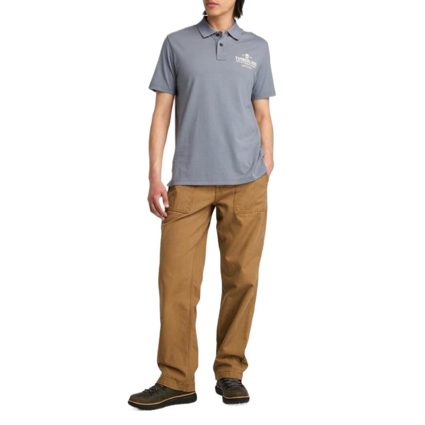 Timberland Comfortable Versatile Solid Color Short Sleeve Polo Shirt Men tops TB0A441U0731