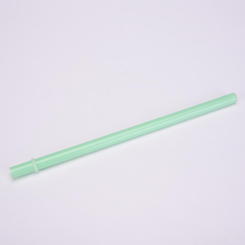 12Mm Aperture Straw Multi-Color Solid Color Plastic Cup Accessories Pp Straw Non-Disposable Straw With Ring