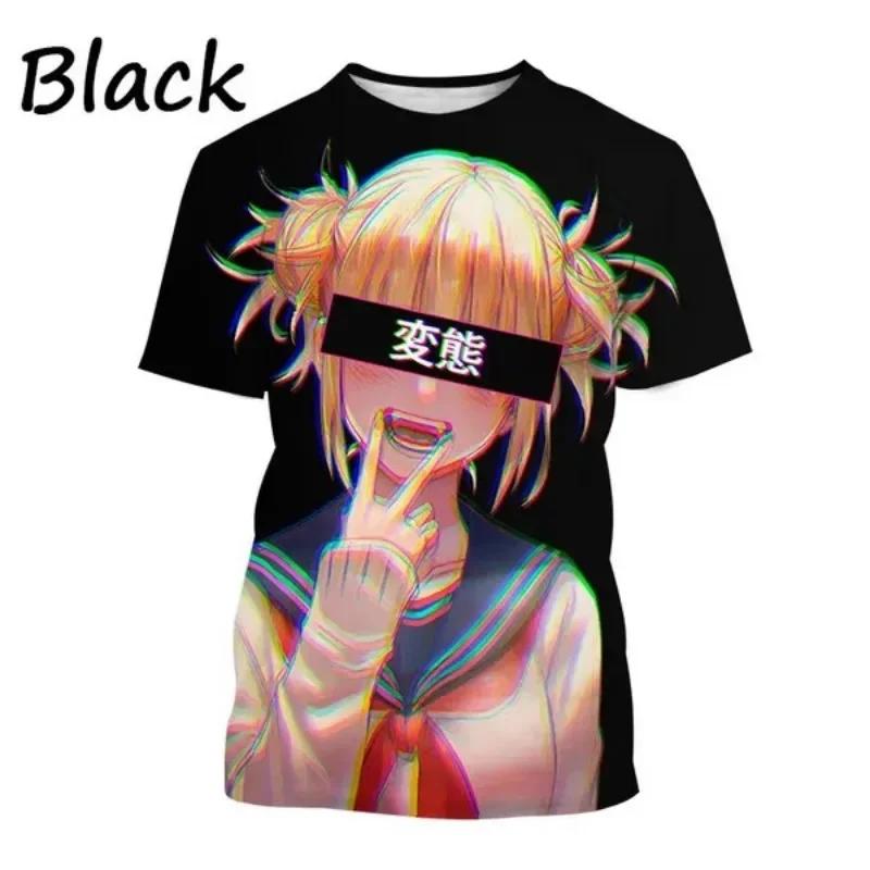 

Himiko Toga 3D T Shirt My Hero Academia Anime Character Personality Male and Female Harajuku Style Short Sleeves Men s Clothing XXS
