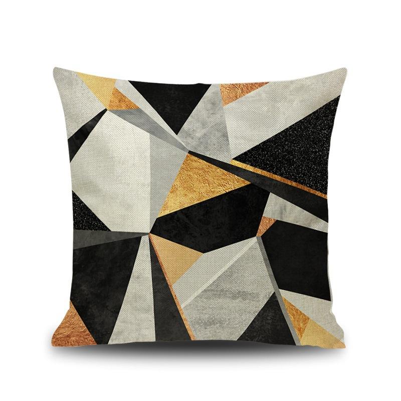 Ins Linen Pillow Nordic Simple Sofa Cushion Sun And Moon Starry Sky Pillow Living Room Pillow Pillow Cover Premium 45X45cm without pillow core 990₽