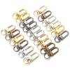 5pcs/Lot 32x12mm Gold Silver Plated Snap Lobster Clasp Hooks Jewelry Findings DIY Keychain Neckalce Bracelet Supplies Wholesale