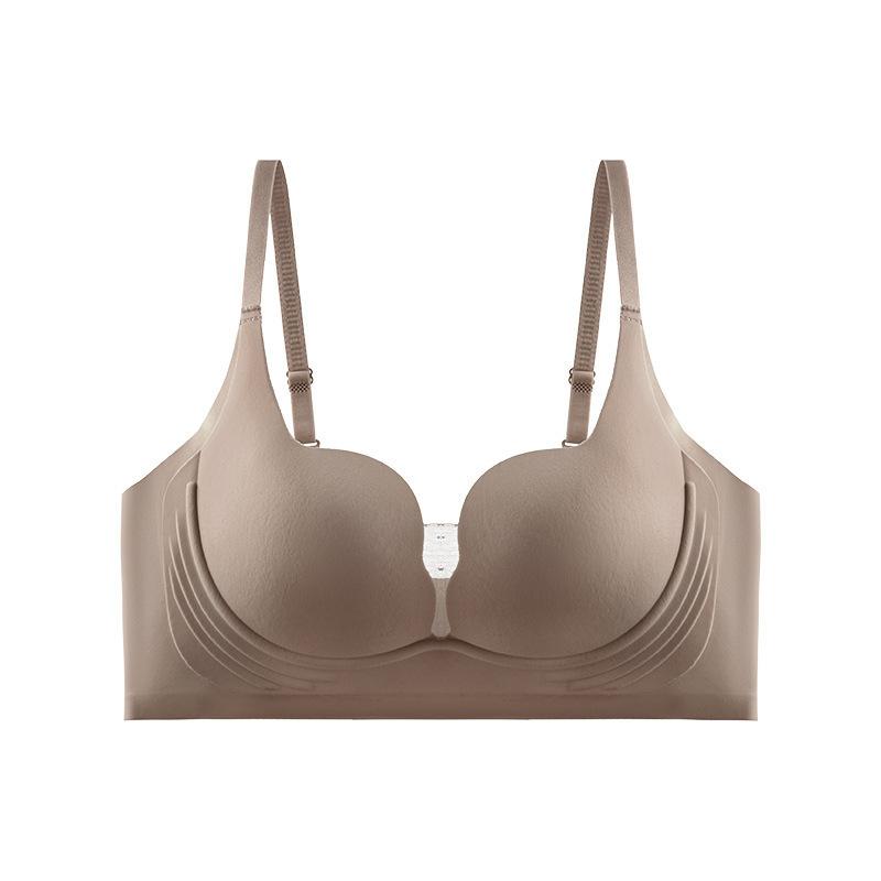 Sexy Seamless Bra Women's Mesh Hollow Bra Gathering Soft Support No Steel Ring Bra Breathable Bra