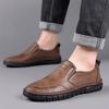 Fashion Comemore Men Loafers Lightweight PU Leather Business Shoes Men's Sneakers British Low-top Casual Shoe Fashion Work Moccasin Shoe