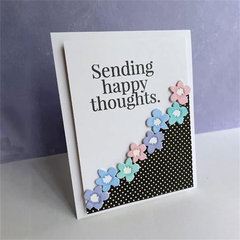 Flower Cutting Dies Carbon Steel Die Cut Metal Embossing Templates Decorative Embossing Paper Die Cut for Card Making