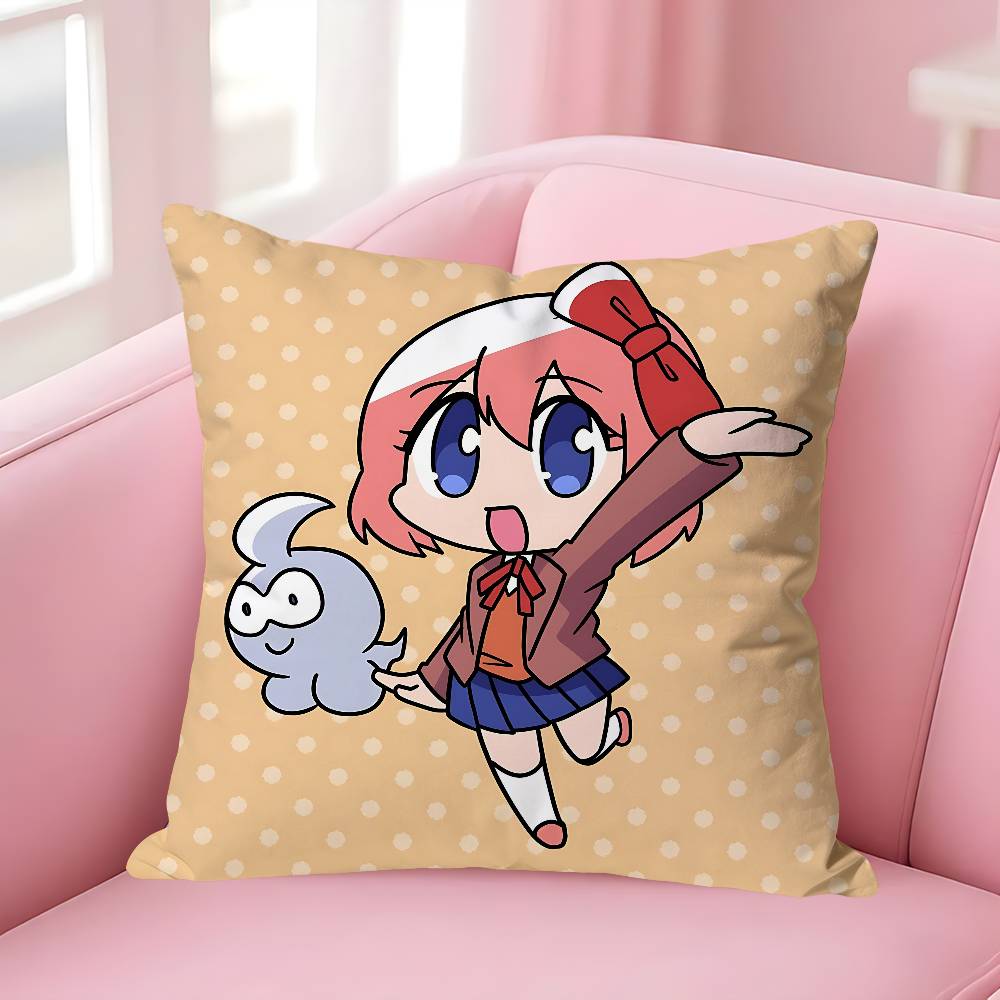 Cute SSayorisS Pillow Cases for Bedroom Living Room Sofa Home Decor Polyester Cushion Cover with Zipper 30x30cm