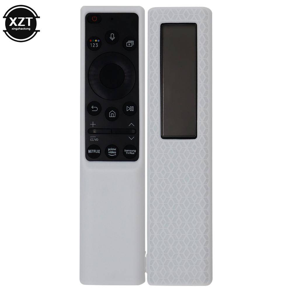 

Силиконовый чехол для телевизора Samsung BN59-01327BN59-01327A BN59-01327B Защитный чехол для пульта дистанционного управления на солнечной батарее, сменный чехол с защитой от падения белый