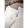 Taie d'oreiller "Ina" toutes dimensions "Quadruple Gaze de Coton" l'Effet Papillon - 60x60 - Blanc