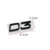 3D ABS Auto D2 D3 D4 D5 D6 D7 Letter Logo Badge Embleem Decal Sticker Voor Volvo S40 S60 S80 S90 XC40 XC60 XC90 Accessoires