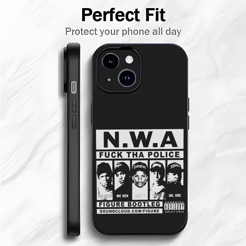 

Rap Pioneers N-N.W.A Phone Case Phone Case Soft Packaging Lightweight For iPhone17 16 15 14 13ProMax iphone12promax