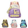 Cartoon Excavator Kids Backpack With Breathable Nylon For Preschool School Travel