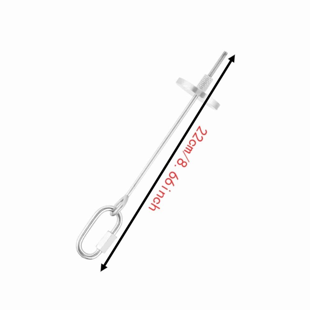 2pcs Stainless Steel Bird Treat Skewer Hanging Design Bird Food Holder  Bird Cage Use