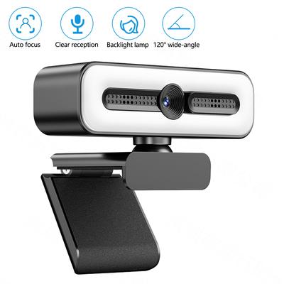 4K webkamera se světlem pro PC/laptop 1080P 2K HD streamovací kamera stolní videokonferenční webkamera pro online výuku