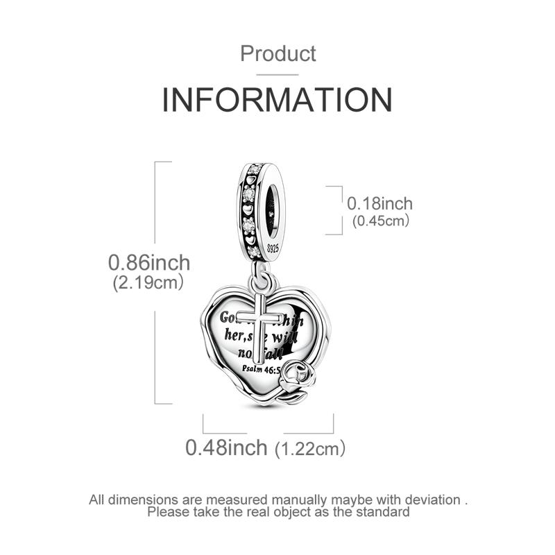 Charm S Copper Original Lucky Gift Charms Beads Fit Pendant Charm Bracelet Dangle For Women Diy Fine Jewelry Making