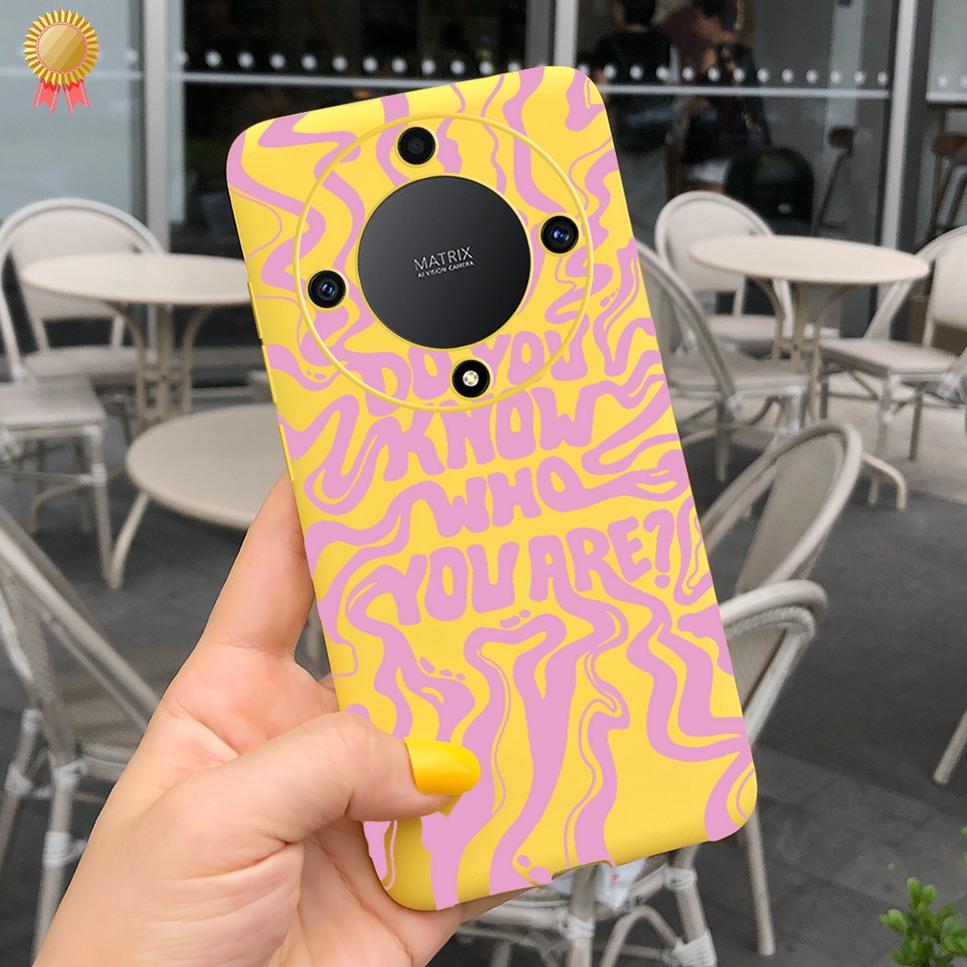 Luxury Case For Honor X9a Soft TPU Capa COOL New Cute Animal Painted Back Coque For Honor X9a X8A X7A 9XA 8XA 7XA  Bumper Bags