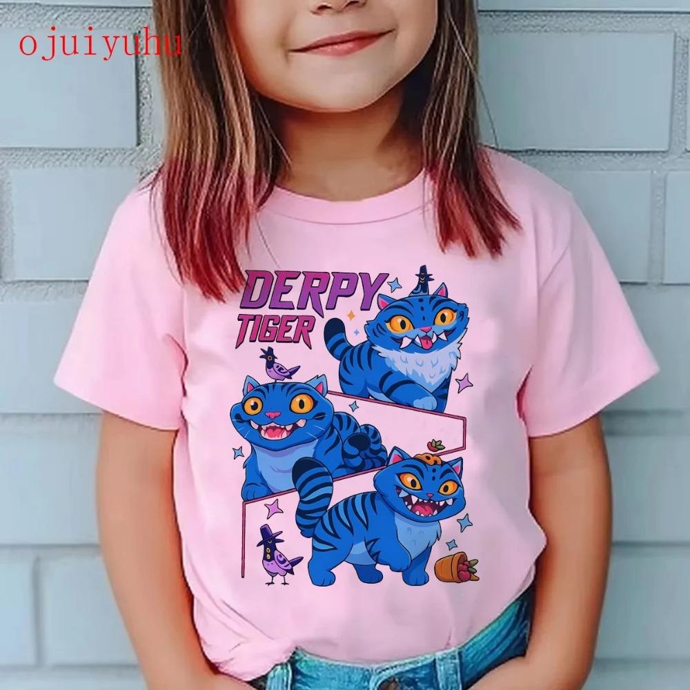 New 2025 KPop Demon Hunters Saja Boys Cartoon Boys T-shirt Round Neck Print Fashion Casual Top Children's T-shirt Kids Clothing