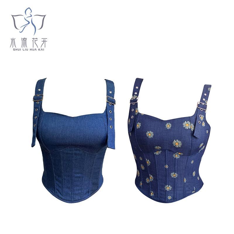 Nowy Kształtujący Body z Kontrolą Brzucha Regulowany Damski Modny Top-Gorset