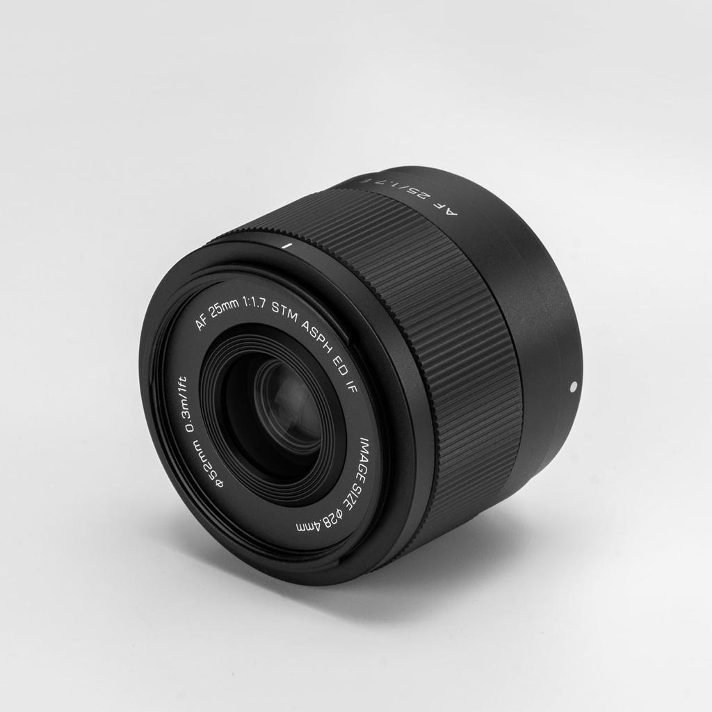 VILTROX 25mm Large Aperture STM Autofocus Prime Lens for Sony Cameras F1.7 E-Mount APS-C E-Mount A7C, A7RII, A7SII, A7II, A7RIII, A7IV, A7RIV, A9, A1,