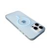 For Apple Ice Mist Magnetic Phone Case PC for Apple 15promax Light Luxury Premium Simple Female Phone Case