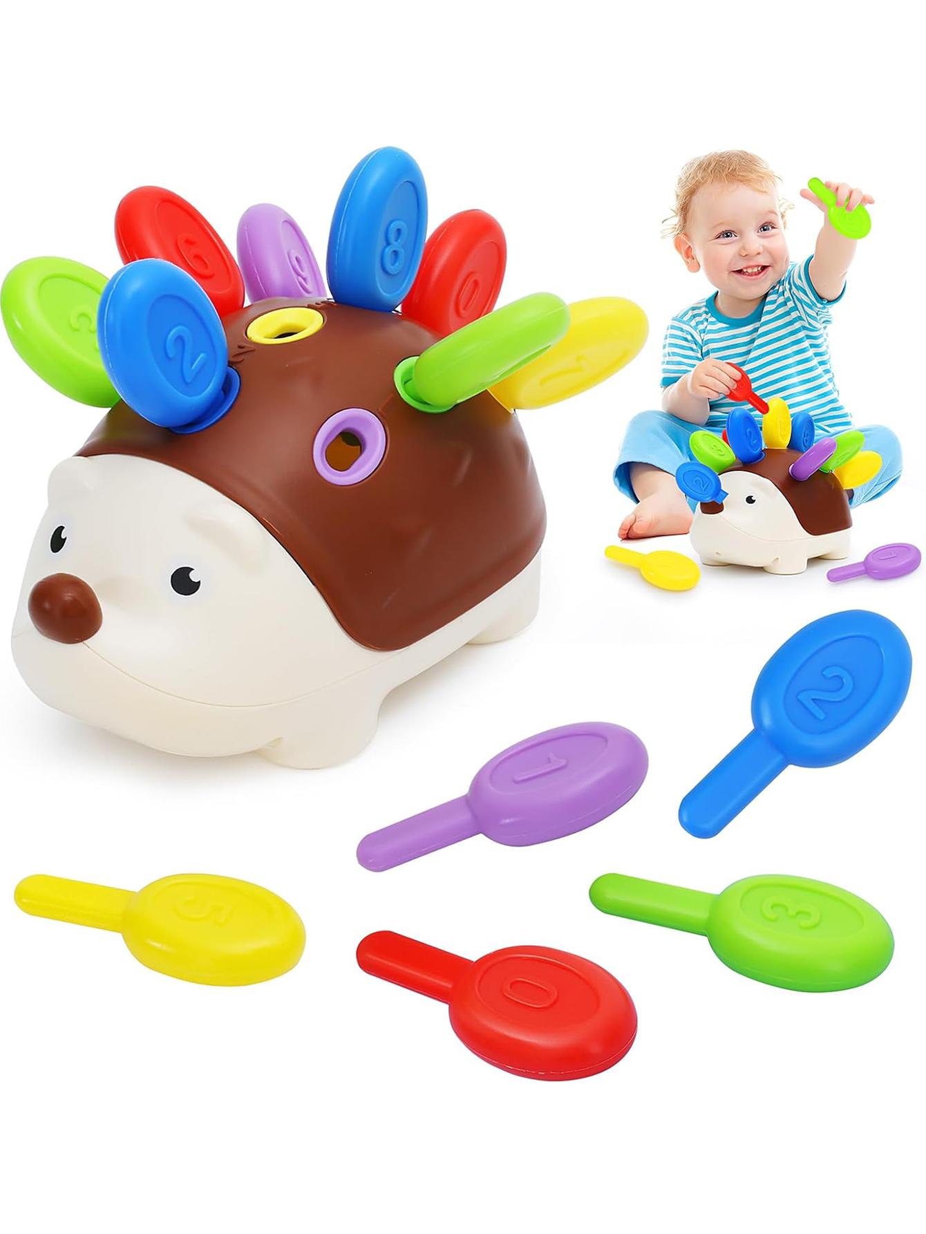 

Children s Early Education Training Puzzle Small Hedgehog Toy Intelligence Development Hand-Eye Exercise Baby Holiday Toy Gift
