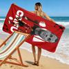 Milan Print Beach Towel, Large Soft Quick Dry Towel for Beach Camping Swimming