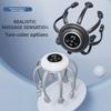 Cross-Border Automatic Octopus Head Massager: Full Head Kneading Vibration Massage Device