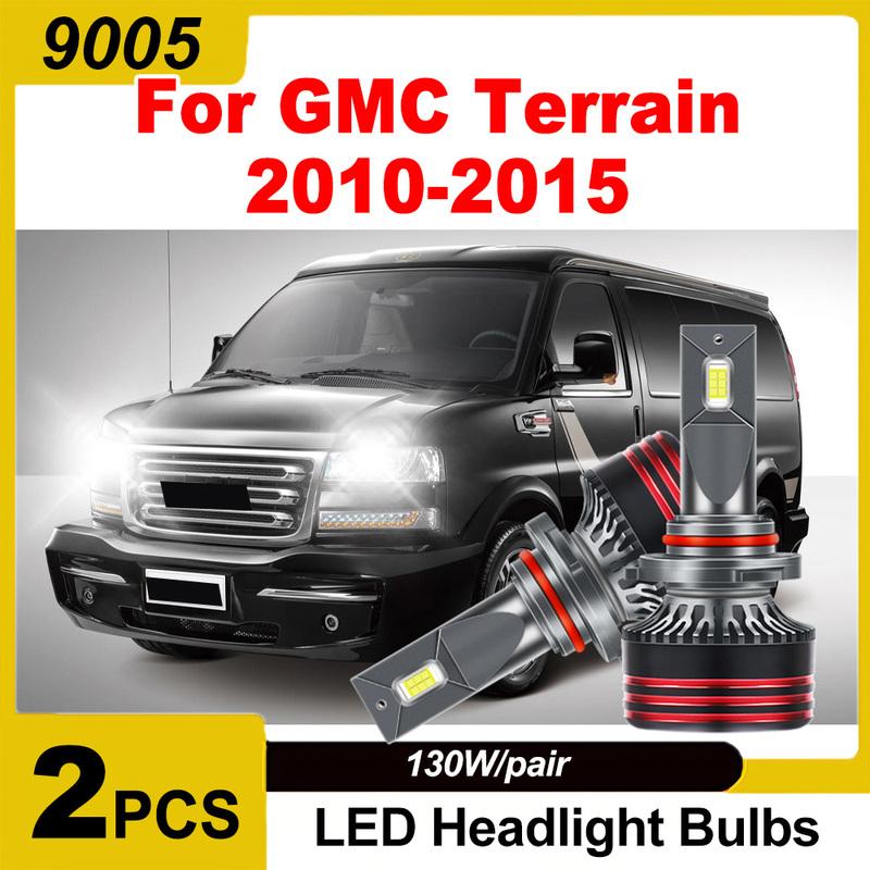 

6000K White Super Bright 150W LED Car Headlights 30000LM 9005 Auto Headlamps Bulbs For GMC Terrain 2010 2011 2012 2013 2014 2015 9005/HB3