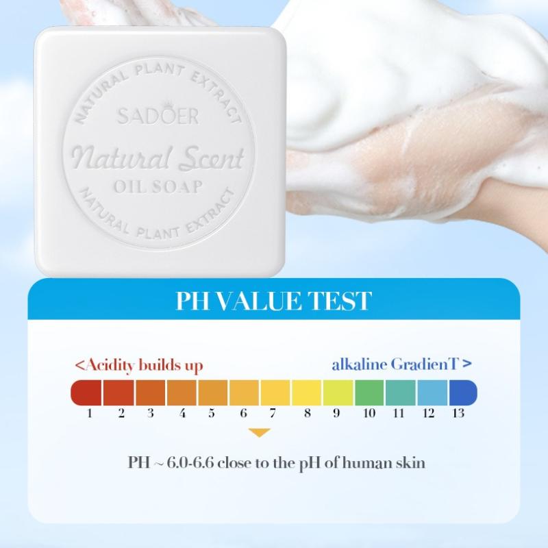 Sapone Naturale al Sale Marino 100g Sapone Artigianale Detergente Prodotti per la Cura della Pelle