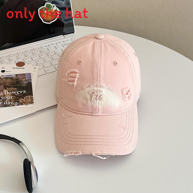 Summer Outdoor Sun Protection Baseball Cap With Embroidered Letters For Women And Teens