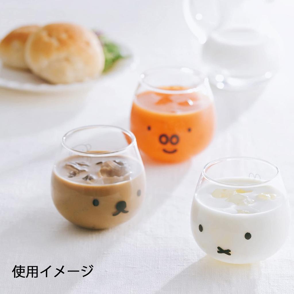 Kanemasa Pottery Dick Bruna KN40147 "Swaying Tumbler" Miffy, 320ml, Glass,