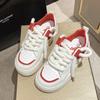 2024 Spring New Sneaker Student White Shoes Female Breathable Thick Sole Flat Shoes Women