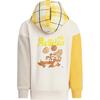 adidas Originals Kids Off-White and Yellow Color Block Disney Chip 'n Dale Hoodie JC6807