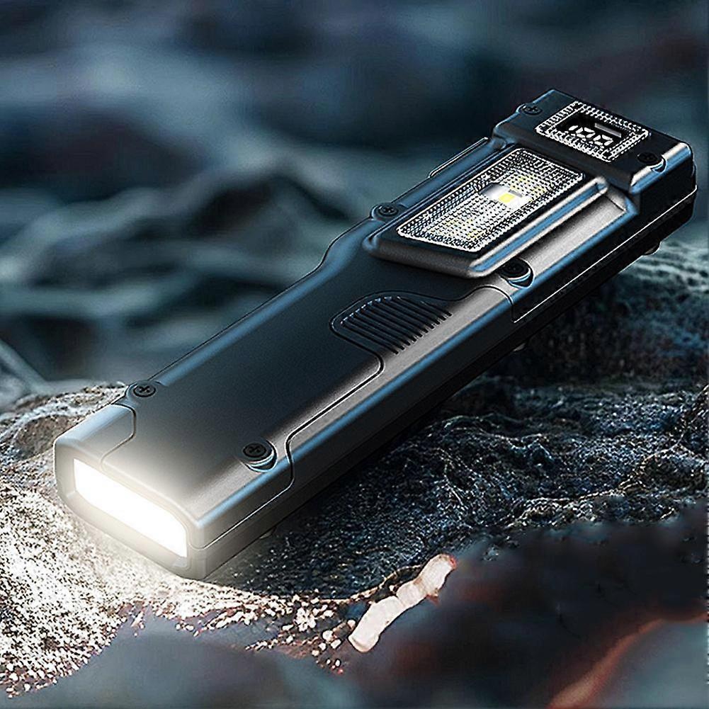 Pen Light Mini Led Magnetic Rechargeable Work Light Flashlights Pocket Light