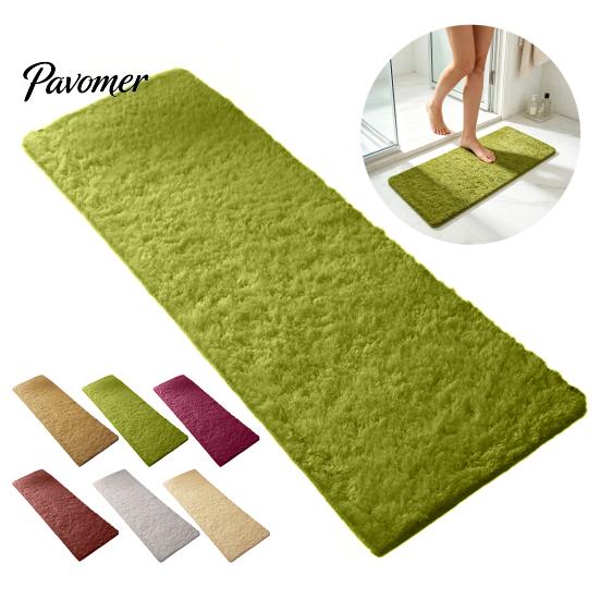 Comfortable Shaggy Rugs for Home Plush Bathroom Rug, Extra Soft Absorbent Bath Non-slip Entryway Mats Indoor Use Microfiber Floor Mat Bathroom,