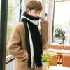 Thickened Long Wool Tassel Scarf Korean Style Winter Neckerchief Fashion Men Cashmere Scarf Girls