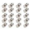 20PCS 9 x 8mm DIY Copper Rivets Round Head Nipple Nail Bag Shoes Accessories for LeatherSilver 9 x 8mm