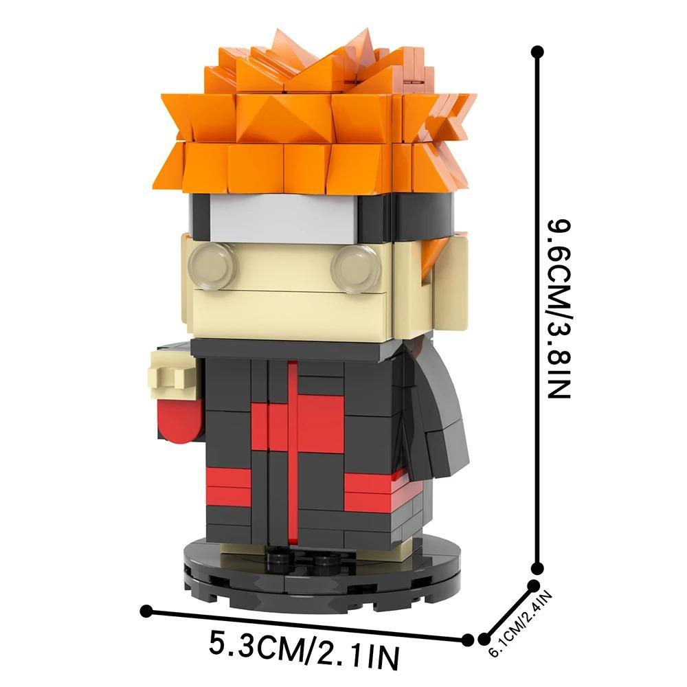 MOOXI Anime Cartoons MOC Bricks Set Compatible BrickHeadsed Building Blocks Parts Kids Education Toys For Children Birthday Gift